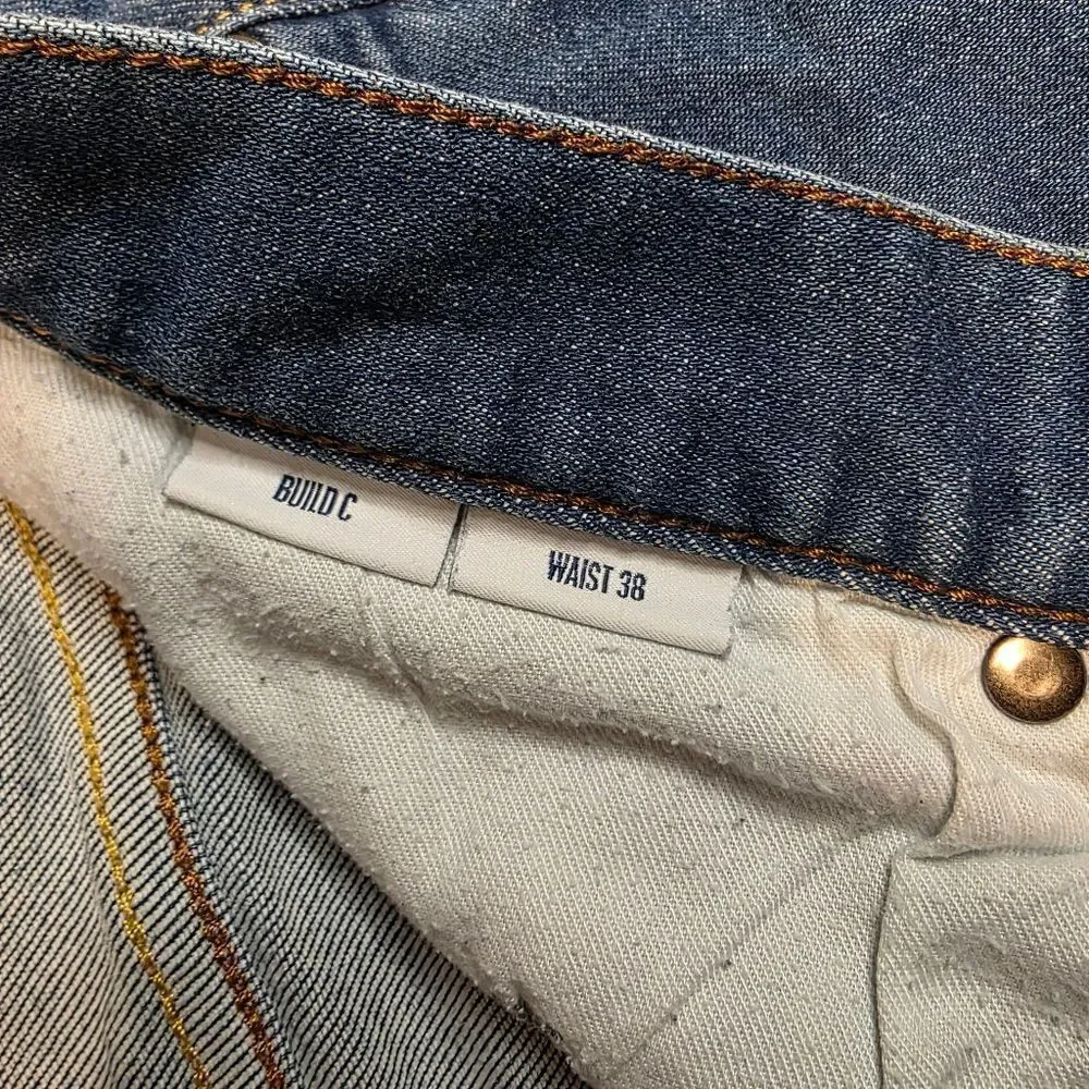 Spoke Build C Jeans Size Waist 38